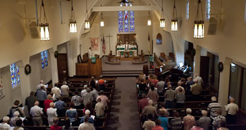 Estherville Lutheran Church Sunday service